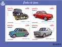 Spain - 2012 - Automobiles - 0,85 â‚¬ - Multicolor - Spain, Automobiles - Edifil 4724 - Vintage Car, Citroen C11, Reanult Dauphine, Simca 1000 Seat 600 and - 0